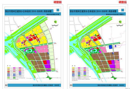 公示 淮安多片区规划调整,调整后这里将迎来超大型商业用地